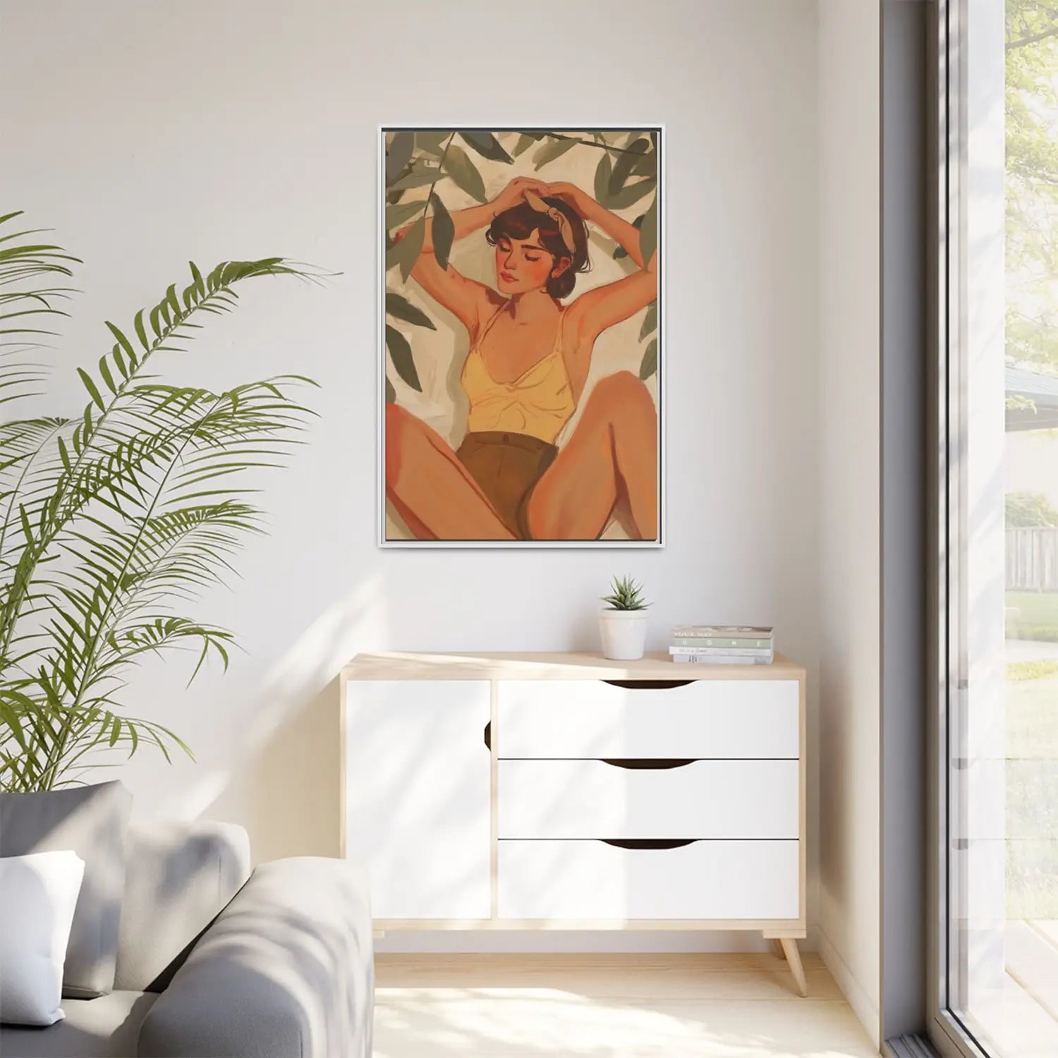 Women Tree - Framed Canvas