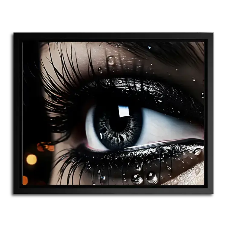 Framed Canvas  Eyes photography 