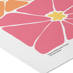Crane Red Blooms - Poster