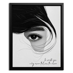 Framed Canvas of Asian girl eye