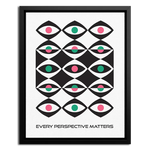Framed Canvas of eyes
