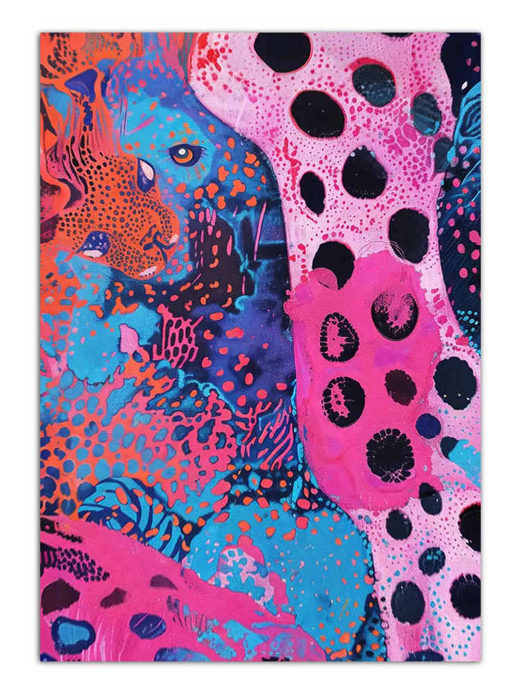 posters abstract giraffe art