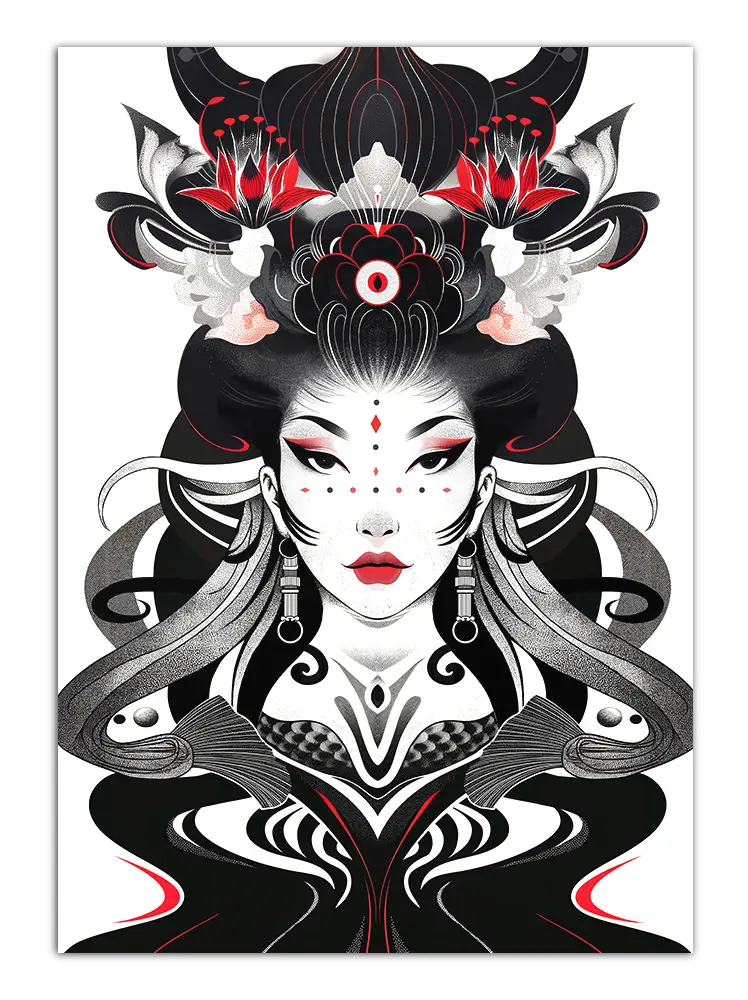 Poster Warrior Geisha Prints 2